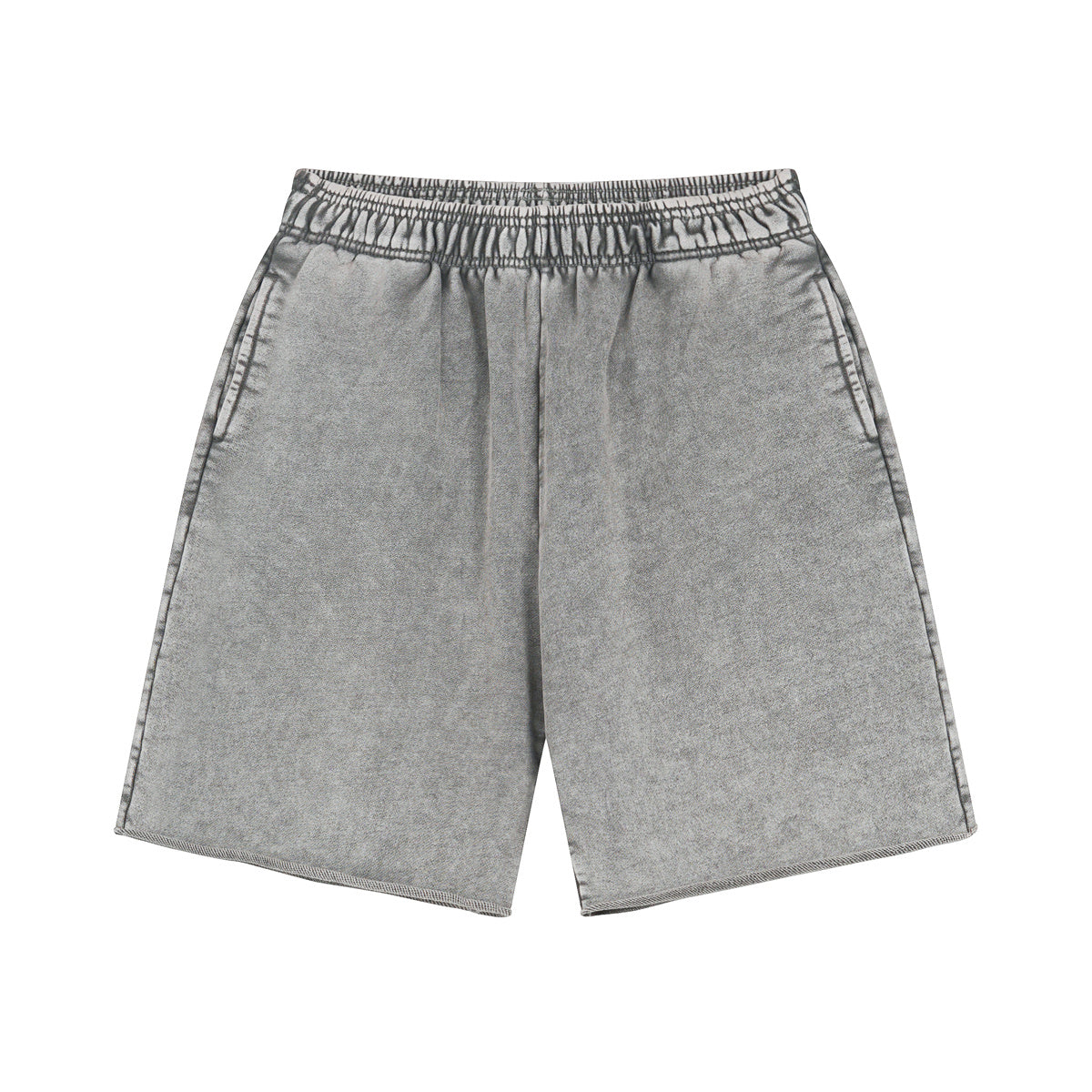 Raw Edge Washed Short Pants