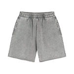 Raw Edge Washed Short Pants