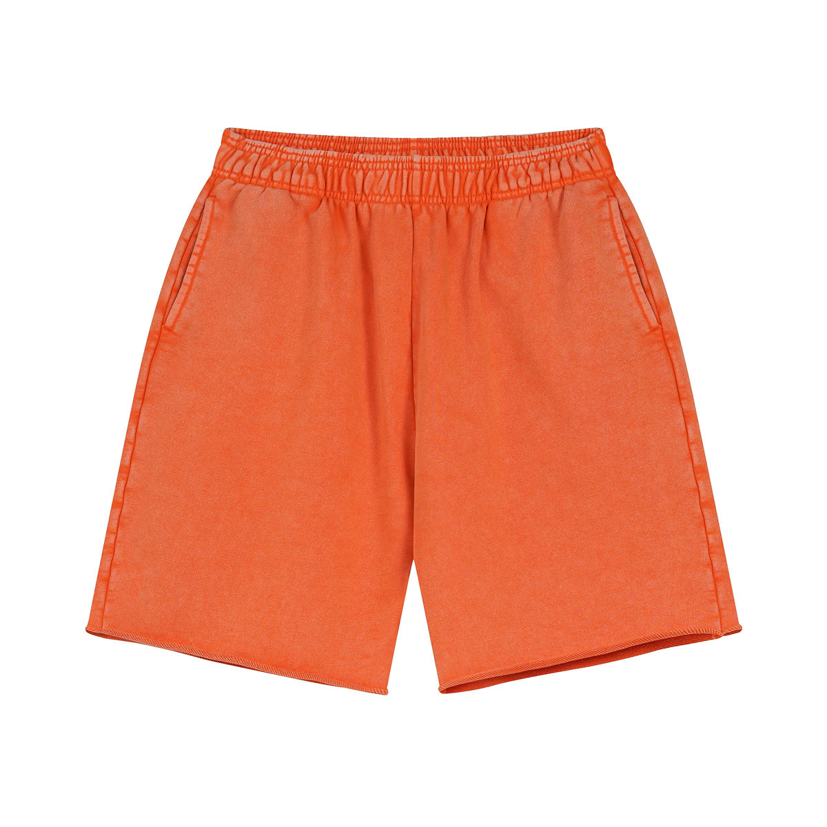 Raw Edge Washed Short Pants
