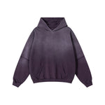Two-Layer Sleeve Ombre Faded Hoodie