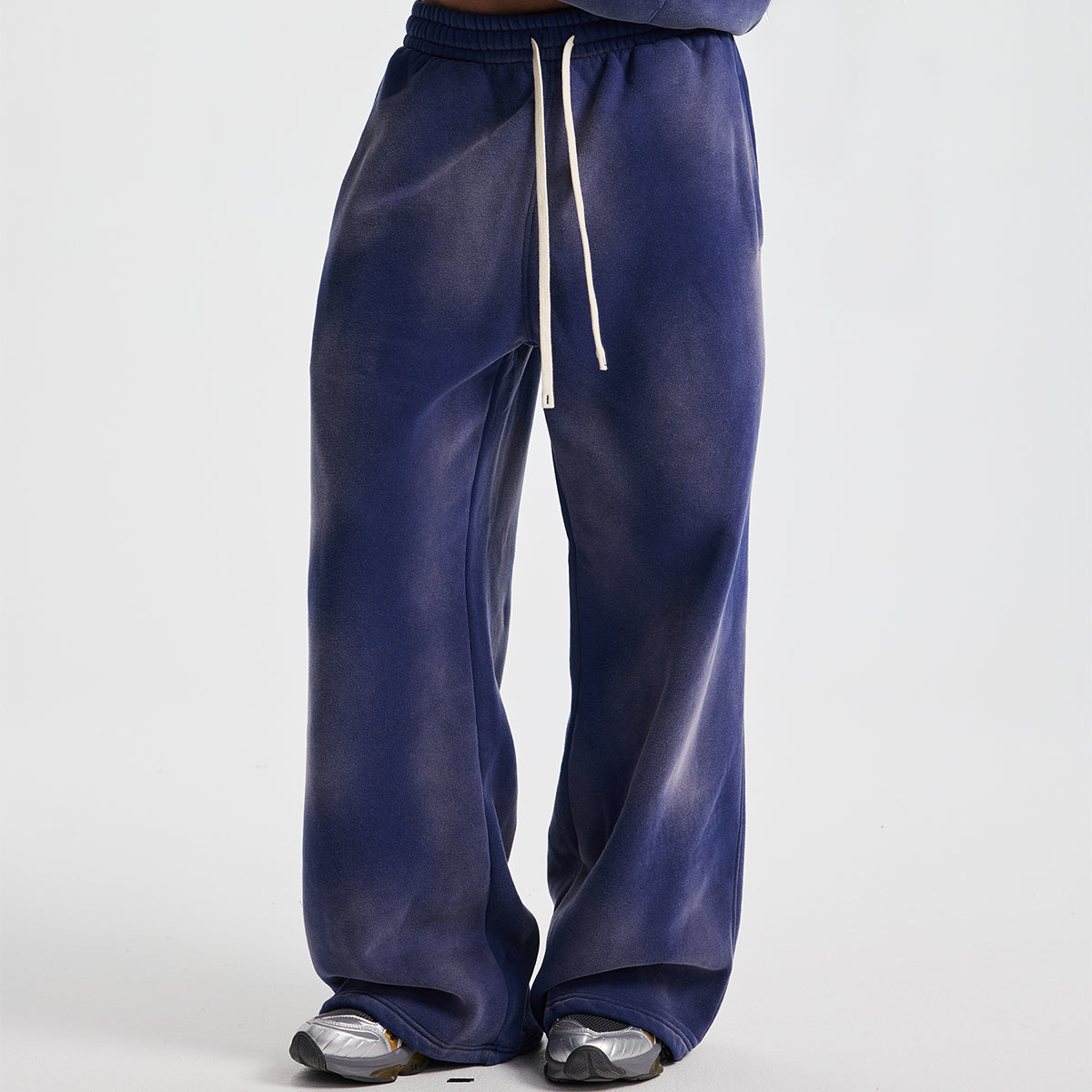 Heavyweight Wide Leg Faded Vintage Sweatpants