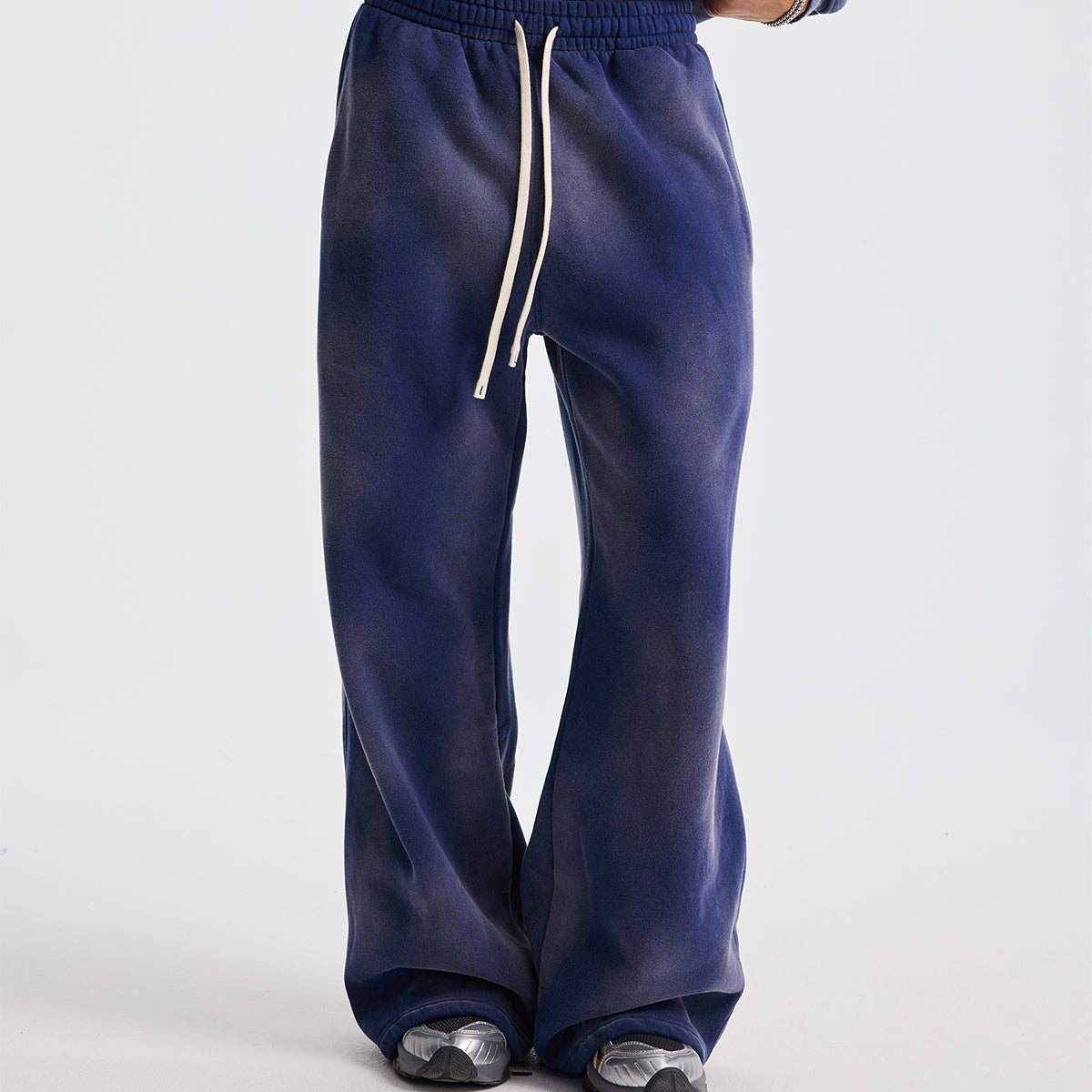 Heavyweight Wide Leg Faded Vintage Sweatpants