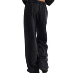 Distressed Washed Patchwork Jogger Pants