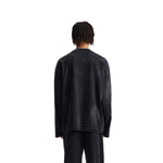 Faded Color Block Pocket Long Sleeve