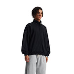 Oversized Zip High Neck Sweatshirt