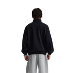 Oversized Zip High Neck Sweatshirt