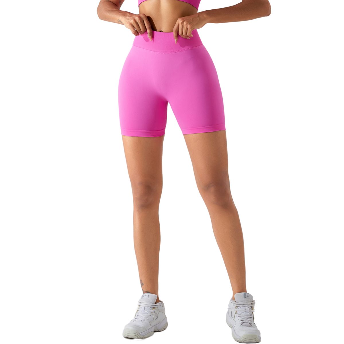 High-Waisted Quick Dry Workout Shorts