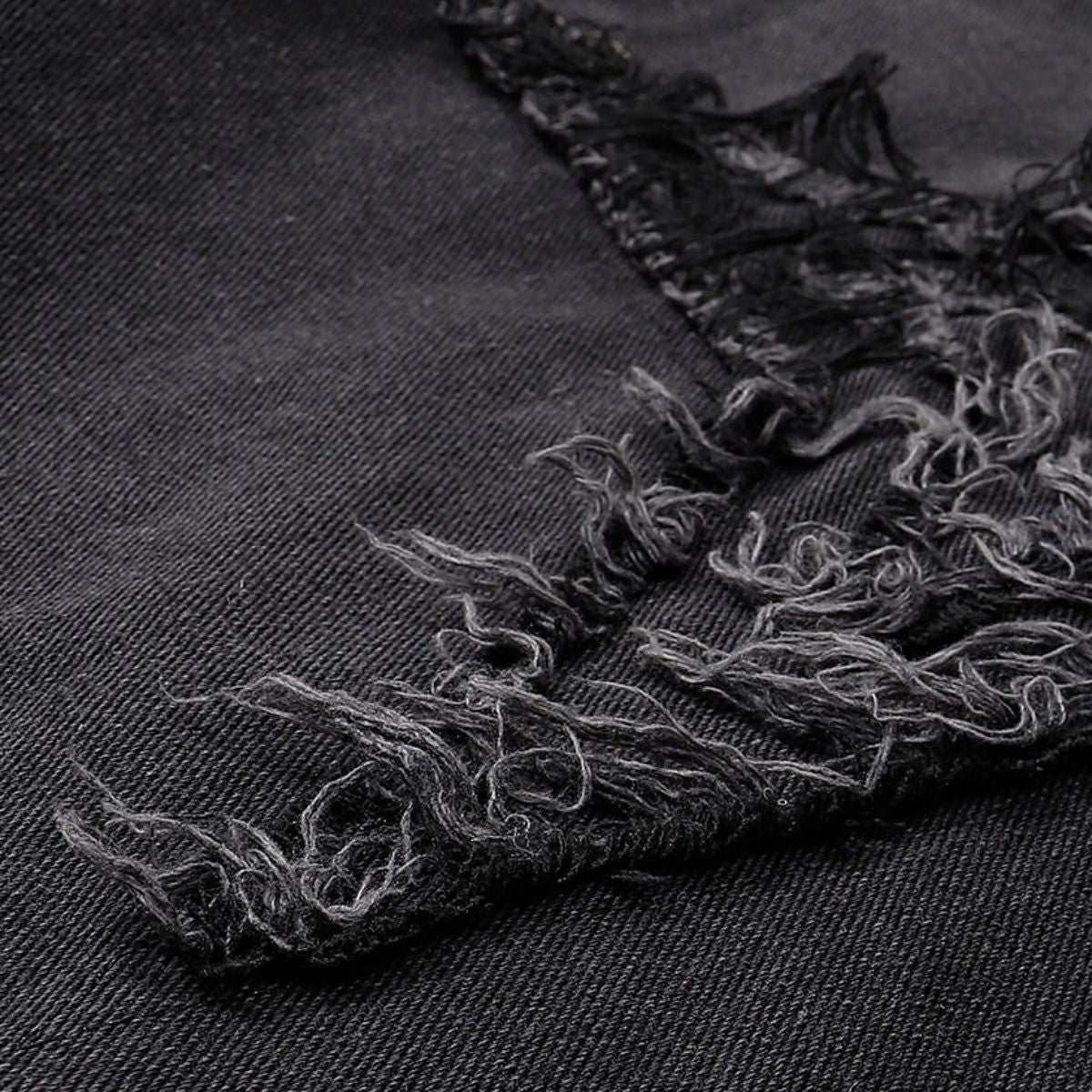 Raw Edge Star Denim Trucker Jacket