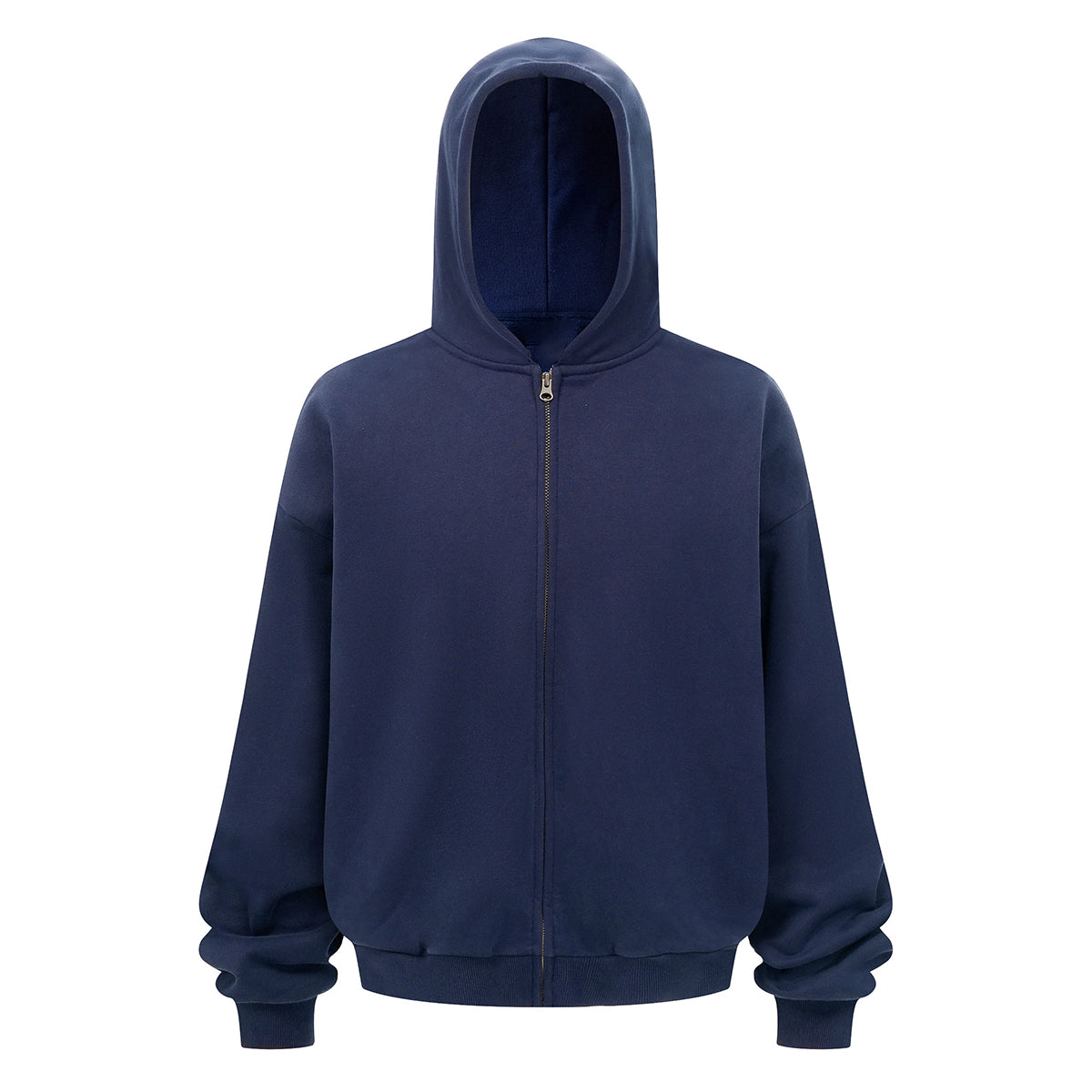 Fleece Lined Full Zip Front Hoodie