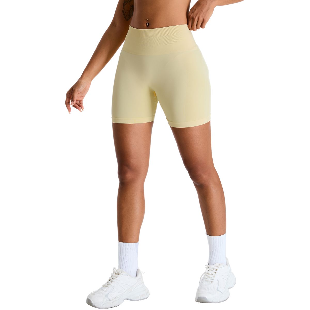 High-Rise Seamless Running Shorts