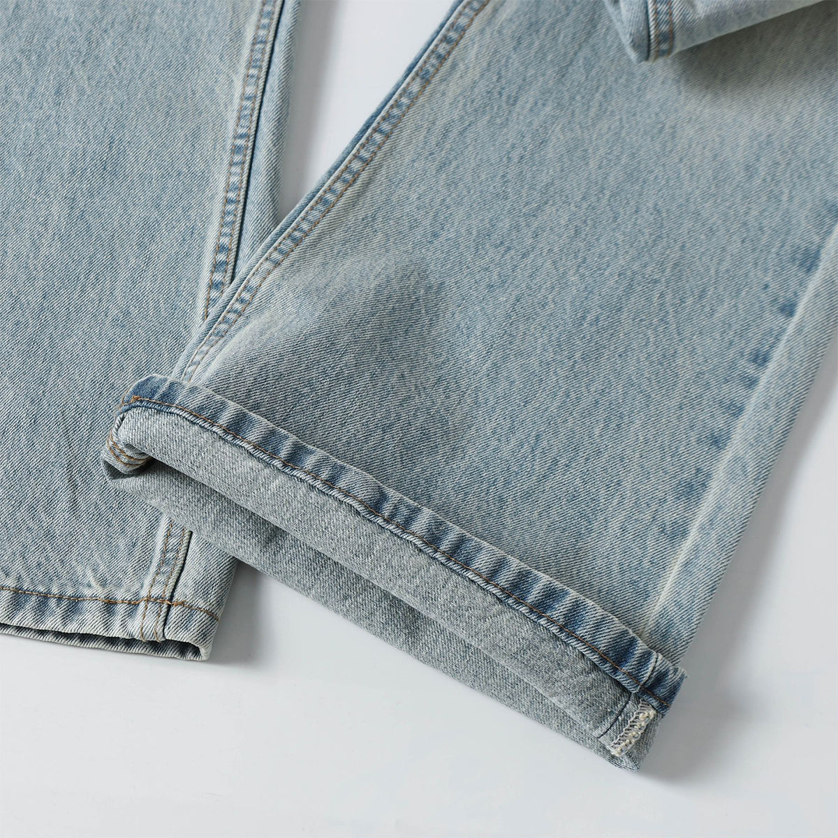 Flared Loose Fit Jeans High Street Washed Vintage