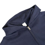Boxy Cropped 340G Thermal Fleece Zip Hoodie