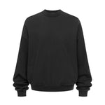 Brushed Fleece Soft Crewneck Pullover Sweatshirt