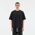 Utility Pocket Distressed Washed Oversized Street Tee