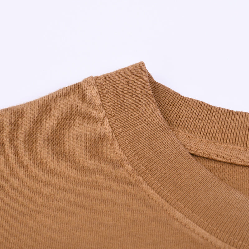 Stone-Washed Faded Cotton Tee 250gsm