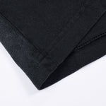 Stripe Tie-Dye Distressed Edge Tee 250gsm