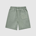 Stone Wash Loose Fit Shorts