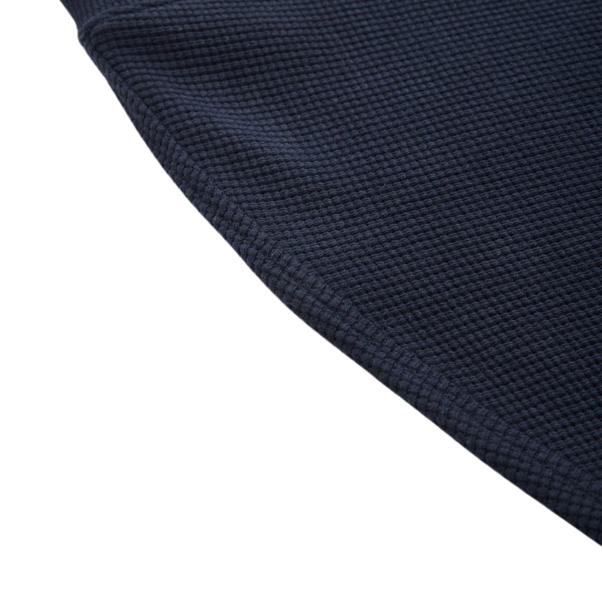 260G Waffle Knit Boxy Long Sleeve Tee