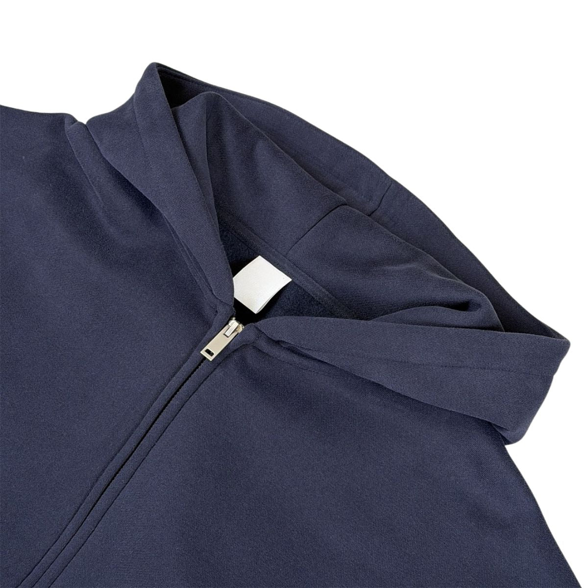 Boxy Cropped 340G Thermal Fleece Zip Hoodie