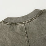 Streetwear Inspired Color Blocked Washed Casual Cotton Tee