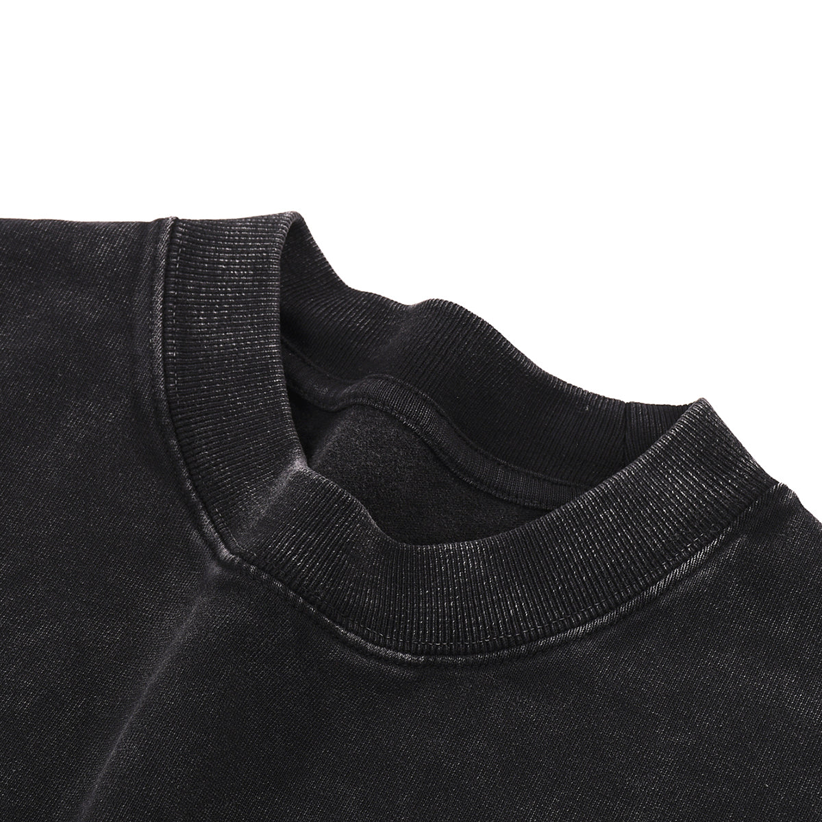 Stone Wash Crew Neck Sweatshirt 360gsm