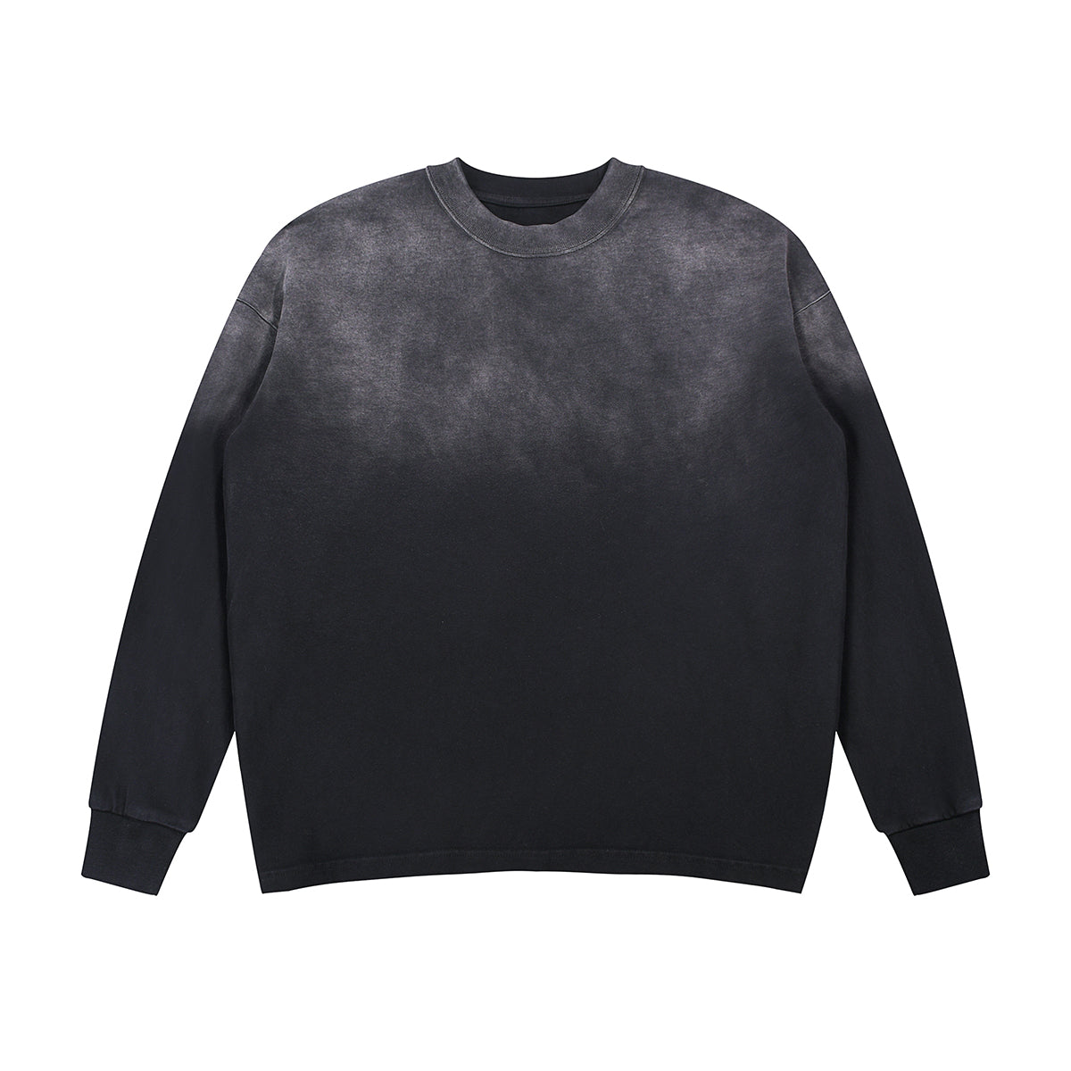 Loose Fit Gradient Cotton Sweatshirt 360gsm