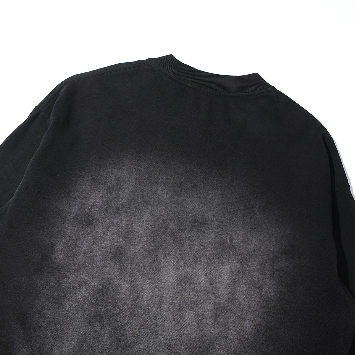 Stone-Washed Faded Cotton Sweatshirt 360gsm