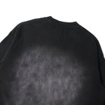 Stone-Washed Faded Cotton Sweatshirt 360gsm