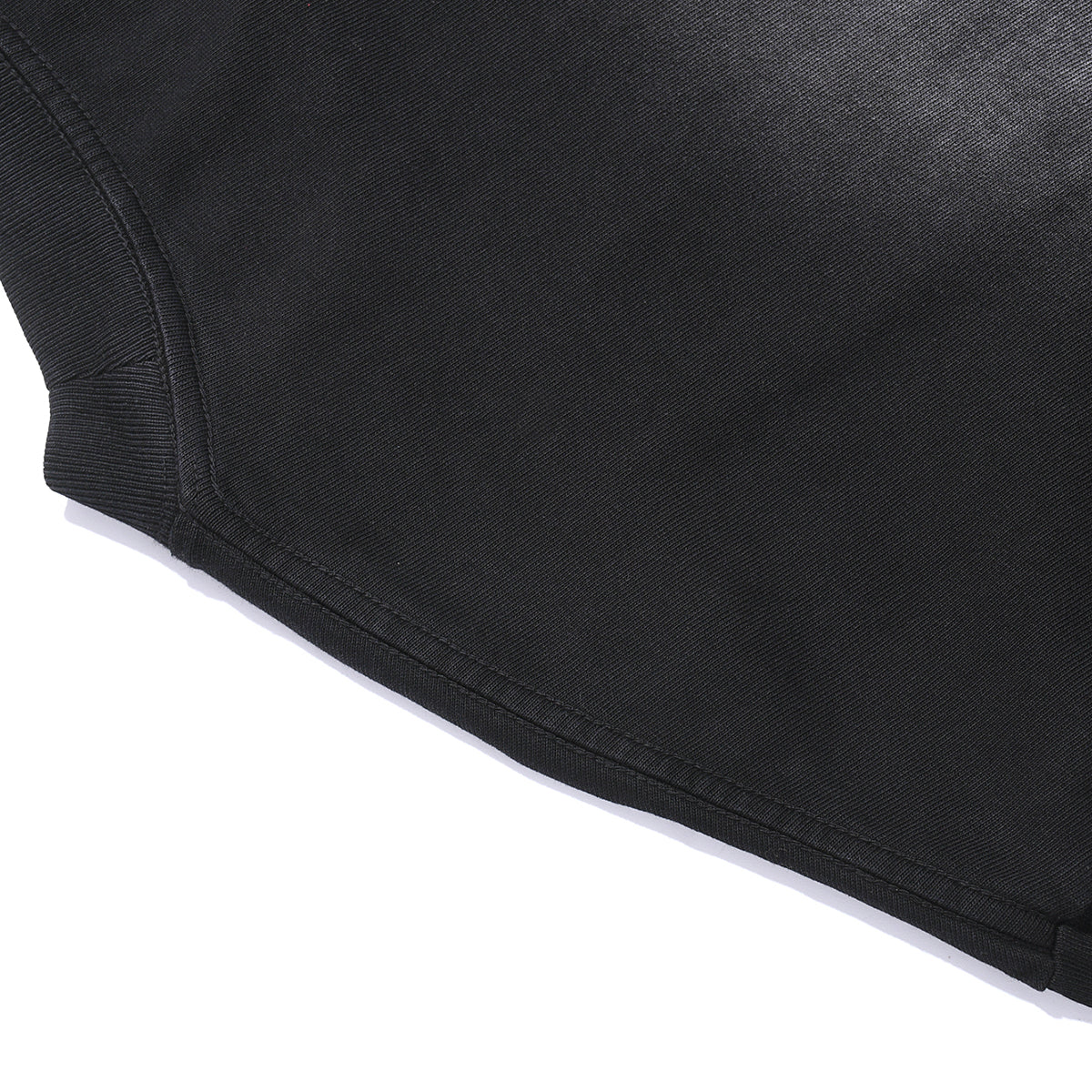 Stone-Washed Faded Cotton Sweatshirt 360gsm