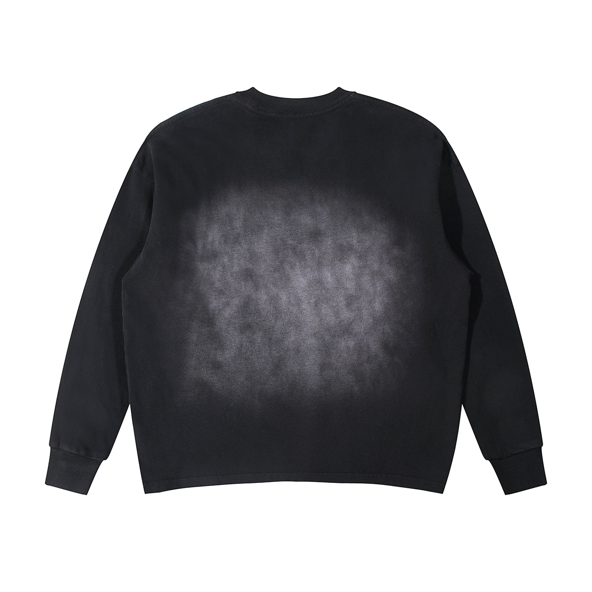 Stone-Washed Faded Cotton Sweatshirt 360gsm