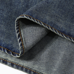 A-Line Denim Spaghetti-Strap Midi Dress