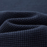 260G Waffle Knit Boxy Long Sleeve Tee