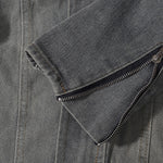 Washed Faded Oversized Denim Jacket