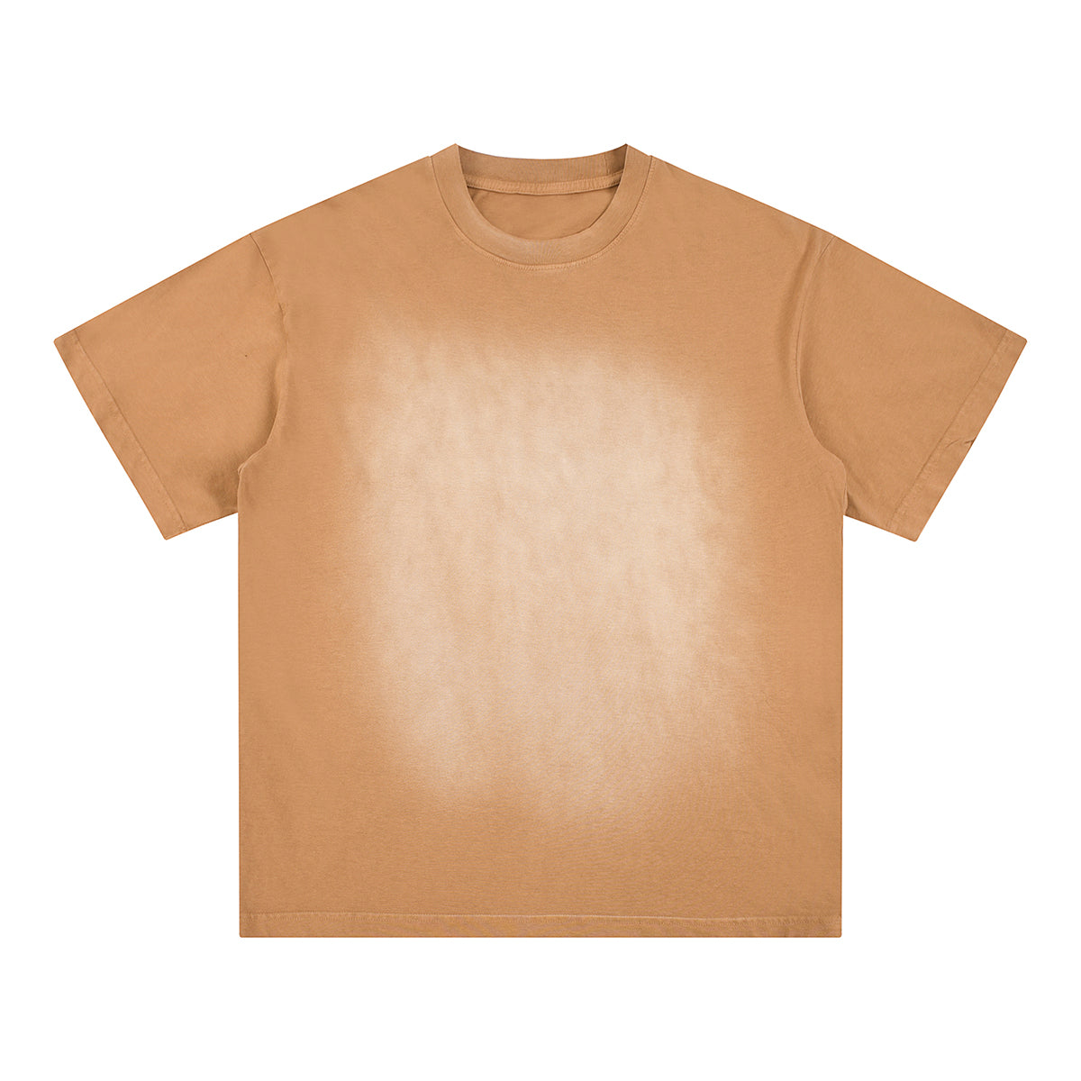 Stone-Washed Faded Cotton Tee 250gsm