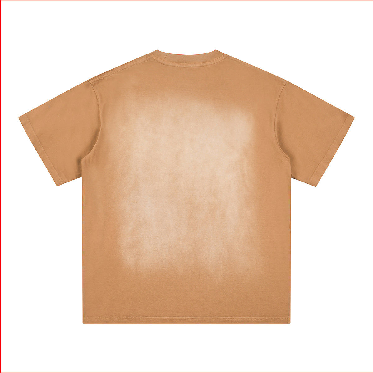 Stone-Washed Faded Cotton Tee 250gsm