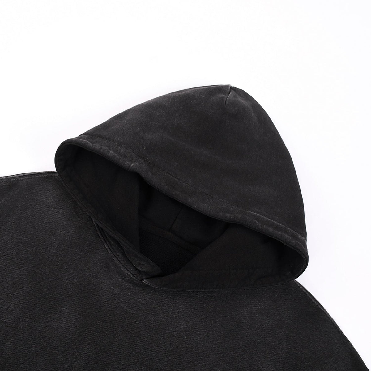 Stone Wash Kangaroo Pocket Hoodie-INNBLAC Fashion Apparel