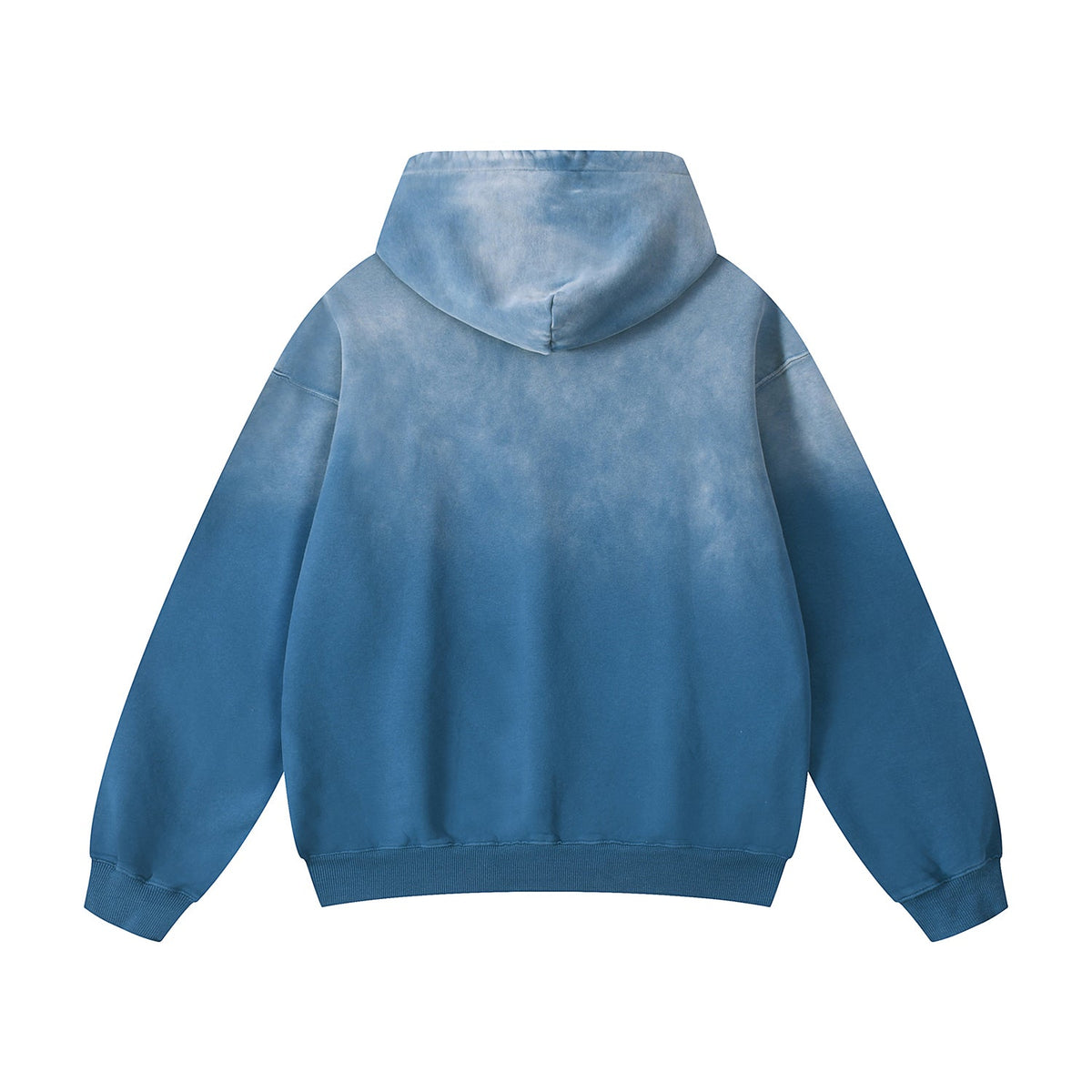 Stone Wash Kangaroo Pocket Hoodie-INNBLAC Fashion Apparel