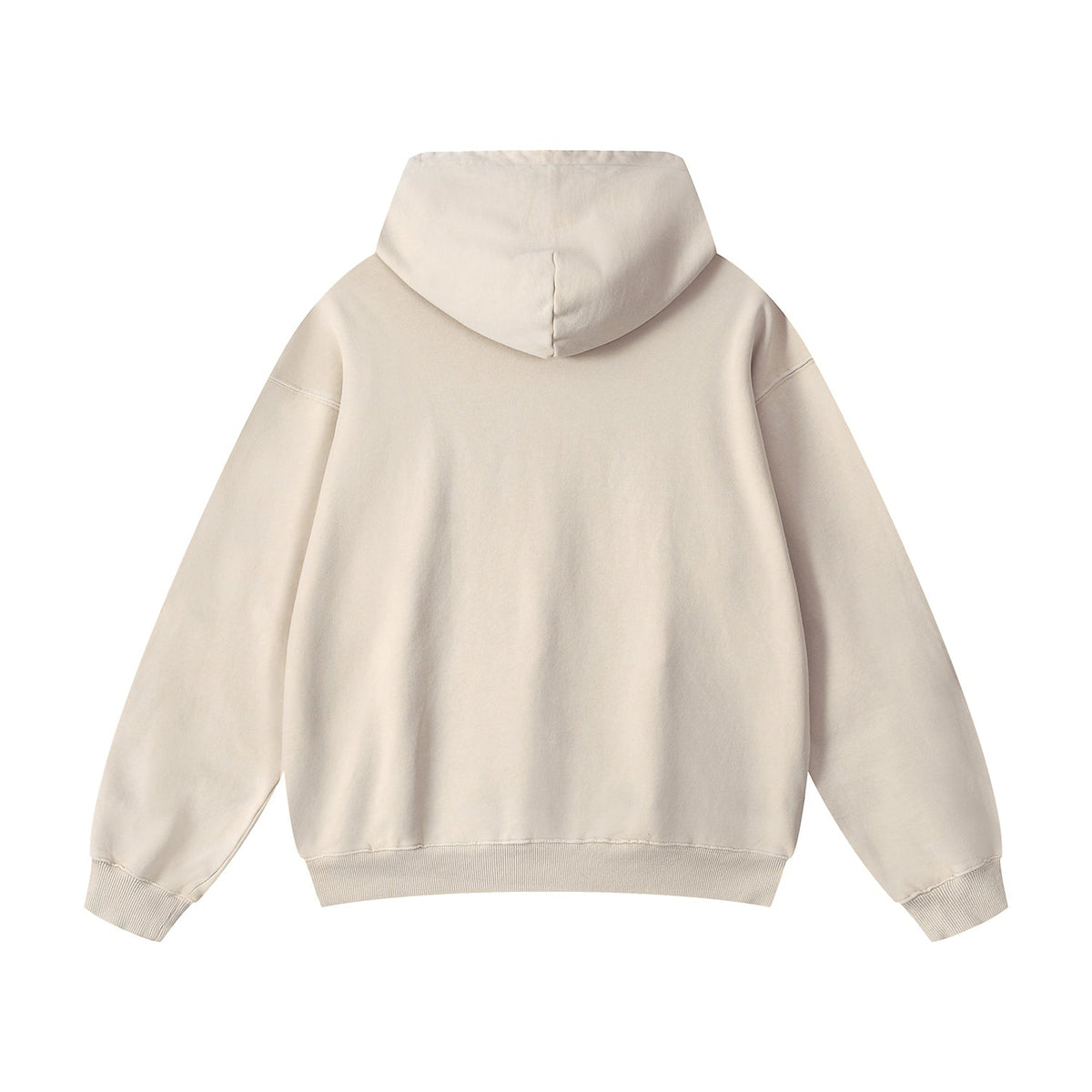 Washed Faded Kangaroo Pocket Hoodie-INNBLAC Fashion Apparel
