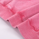 Washed Faded Kangaroo Pocket Hoodie-INNBLAC Fashion Apparel