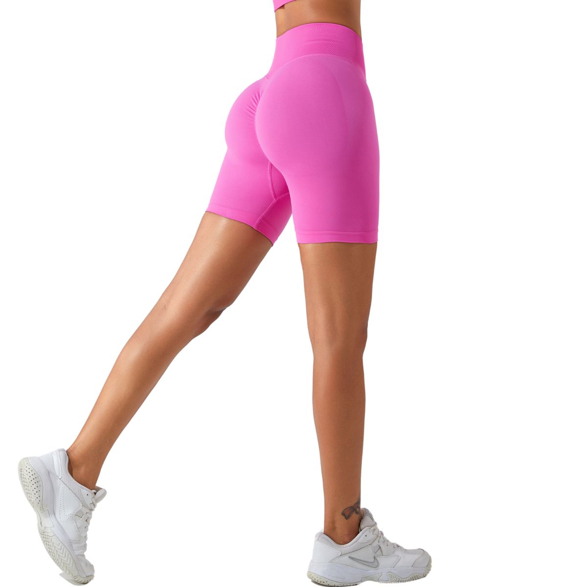 High-Waisted Quick Dry Workout Shorts