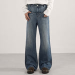 Vintage Washed High Waist Boyfriend Loose Jeans