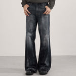 Dark Washed High Waist Boyfriend Loose Jeans