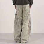 High Waist Utility Pocket Cargo Pants