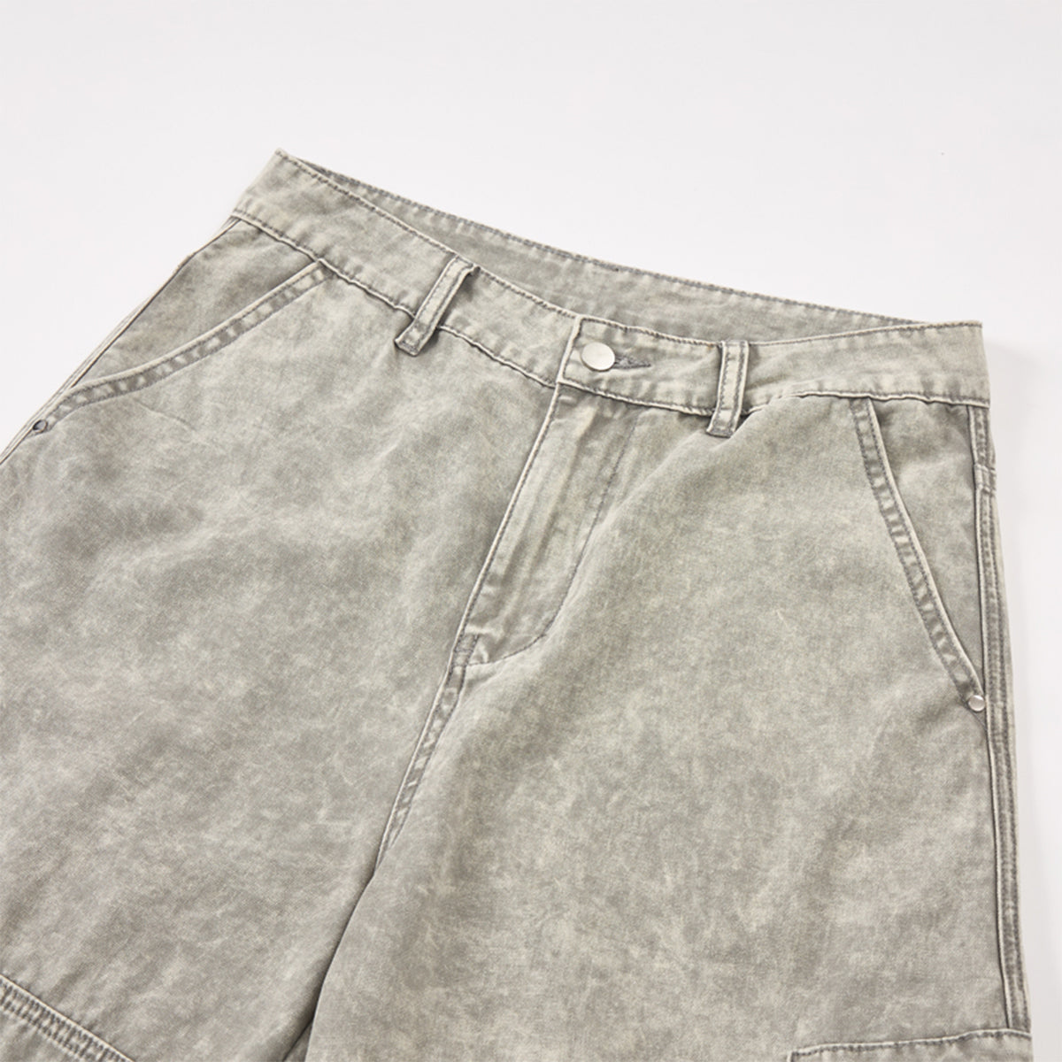 High Waist Utility Pocket Cargo Pants