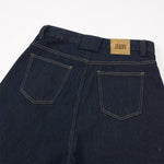 Knife Cut Patchwork High Waist Wide Leg Jeans