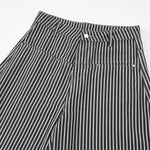 High Waisted Striped Wide Leg Casual Pants