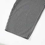 High Waisted Striped Wide Leg Casual Pants