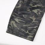 Camo Print Cargo Wide Leg Denim Jeans