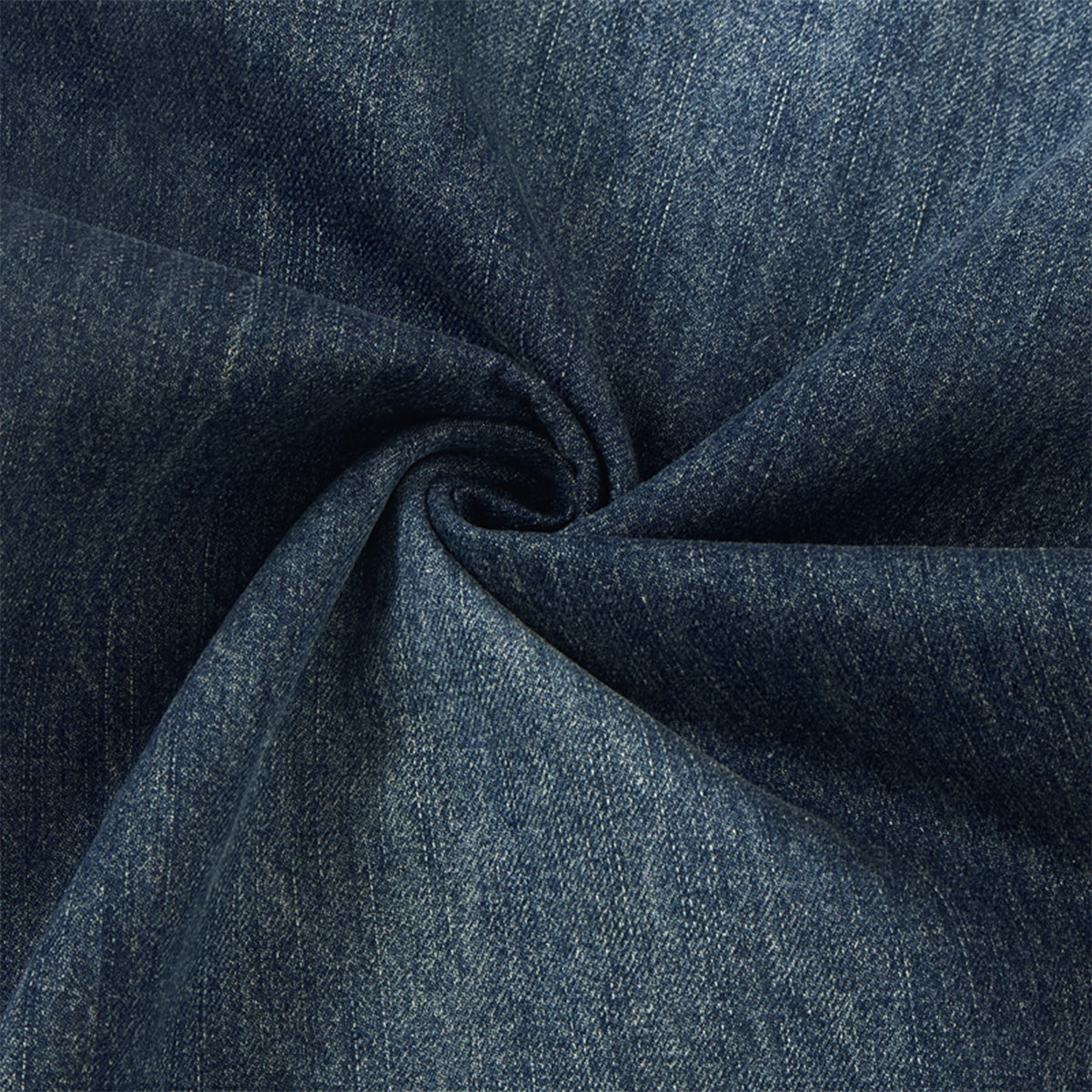 Grunge Dark Wash High Waist Wide Leg Jeans