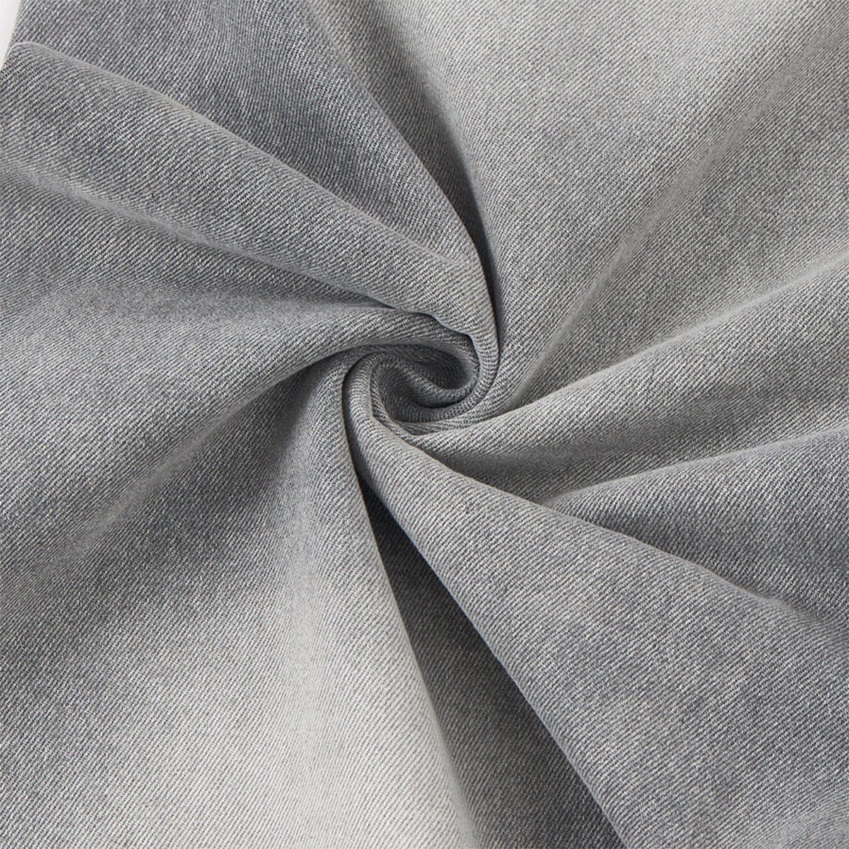 Vintage Gray Distressed High Waist Jeans